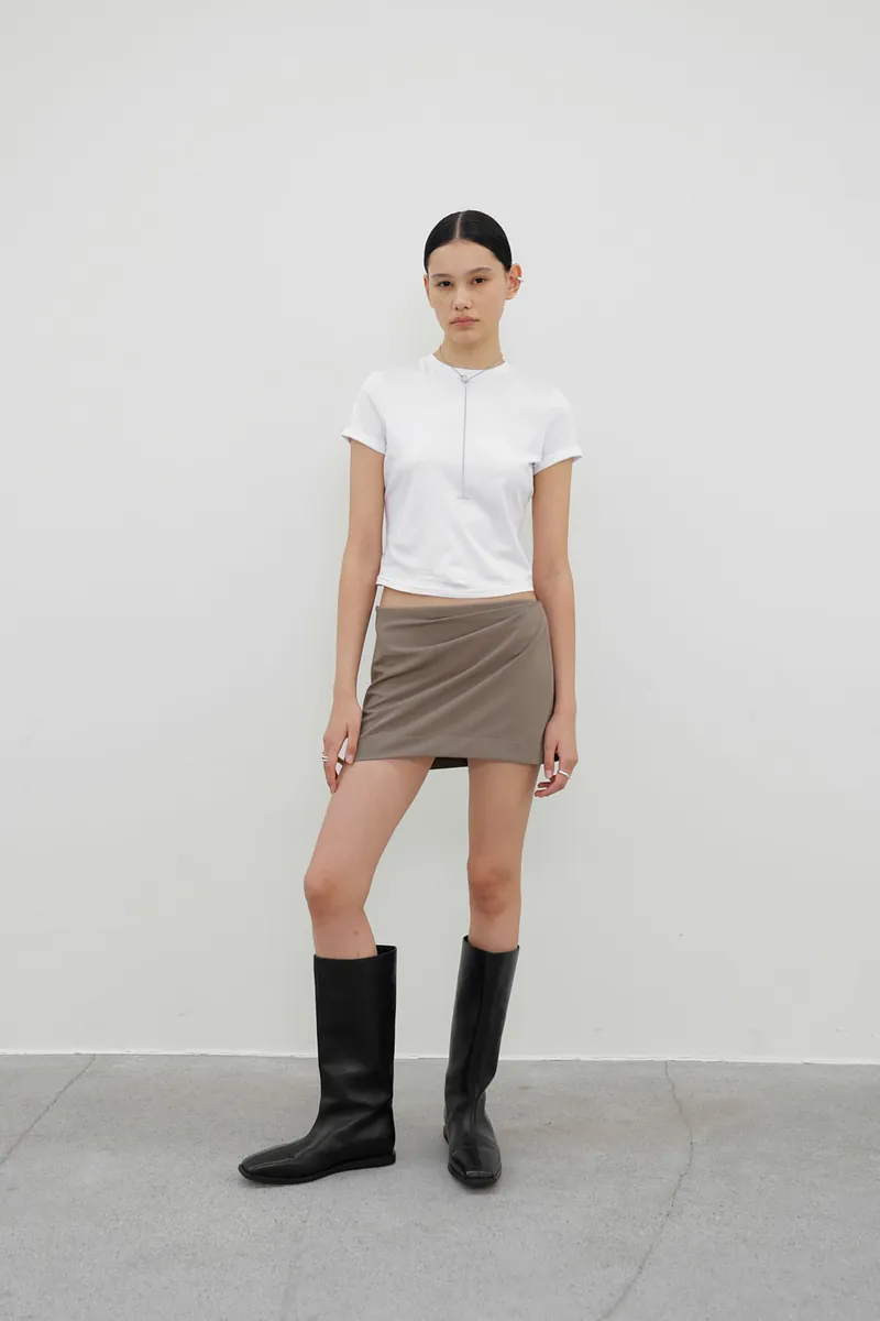 Studio Doe - Diagonal Gathered Boxy Skort