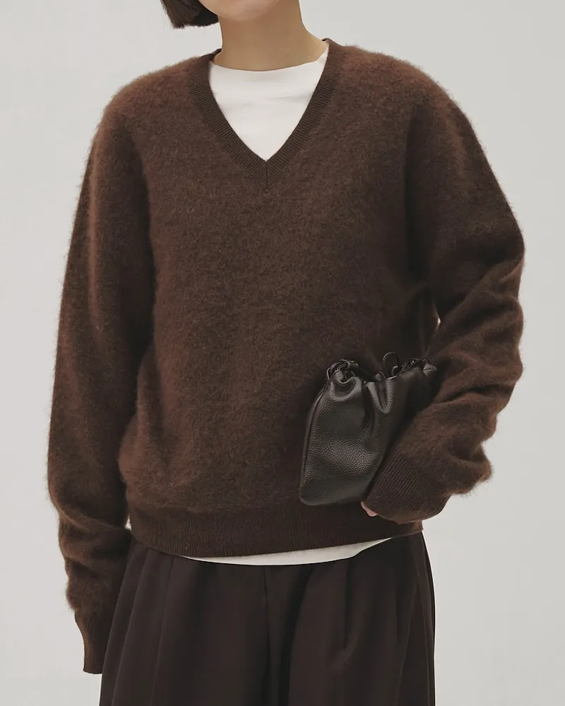 [PRE-ORDER] TODAYFUL - Woolcashmere Vneck Knit