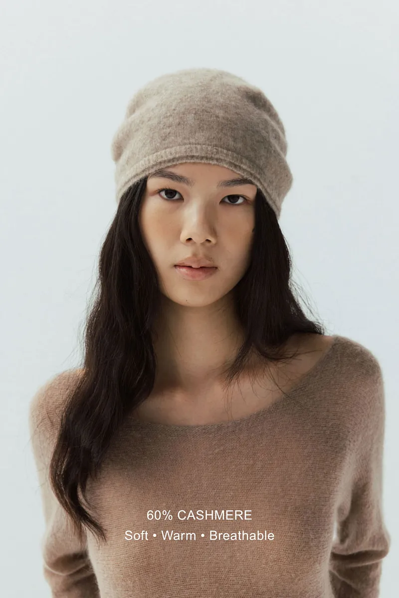 Studio Doe - Cashmere Double-Layer Slouchy Beanie