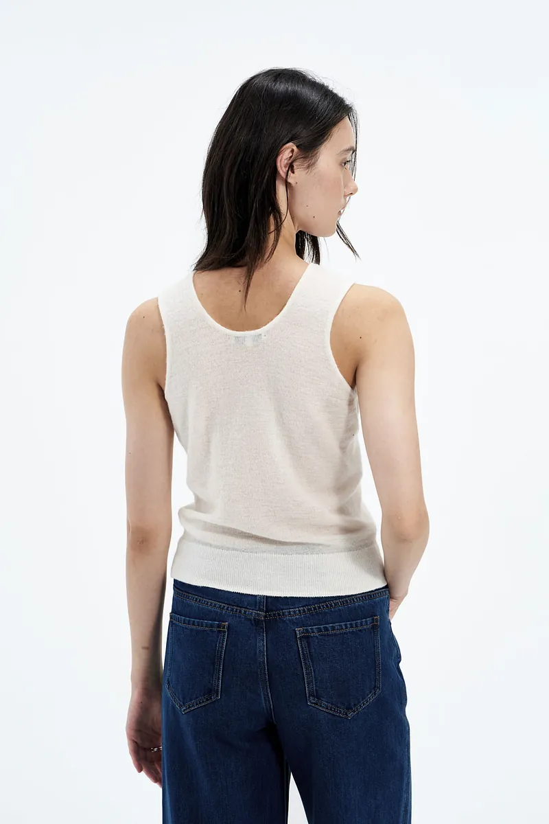 Studio Doe - Mohair Sleeveless Cardigan