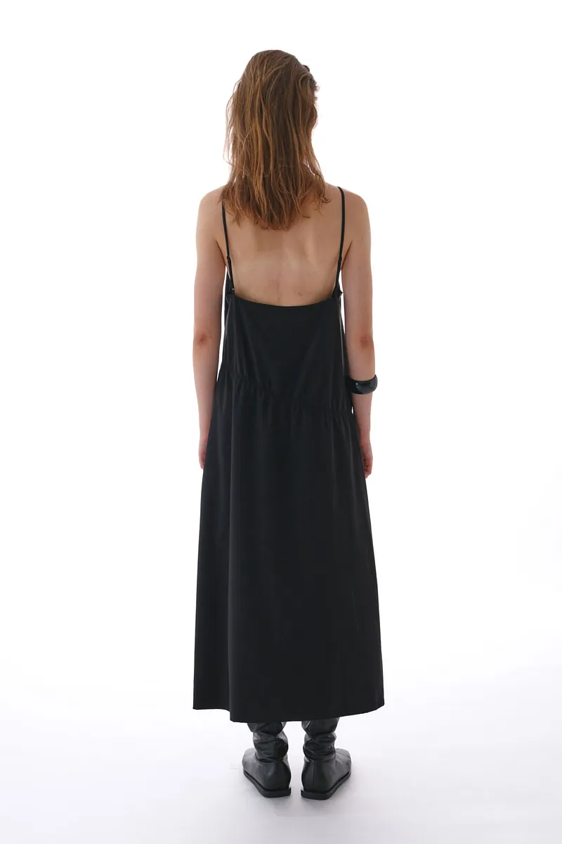 Studio Doe - Diagonal Shirred Strap Dress