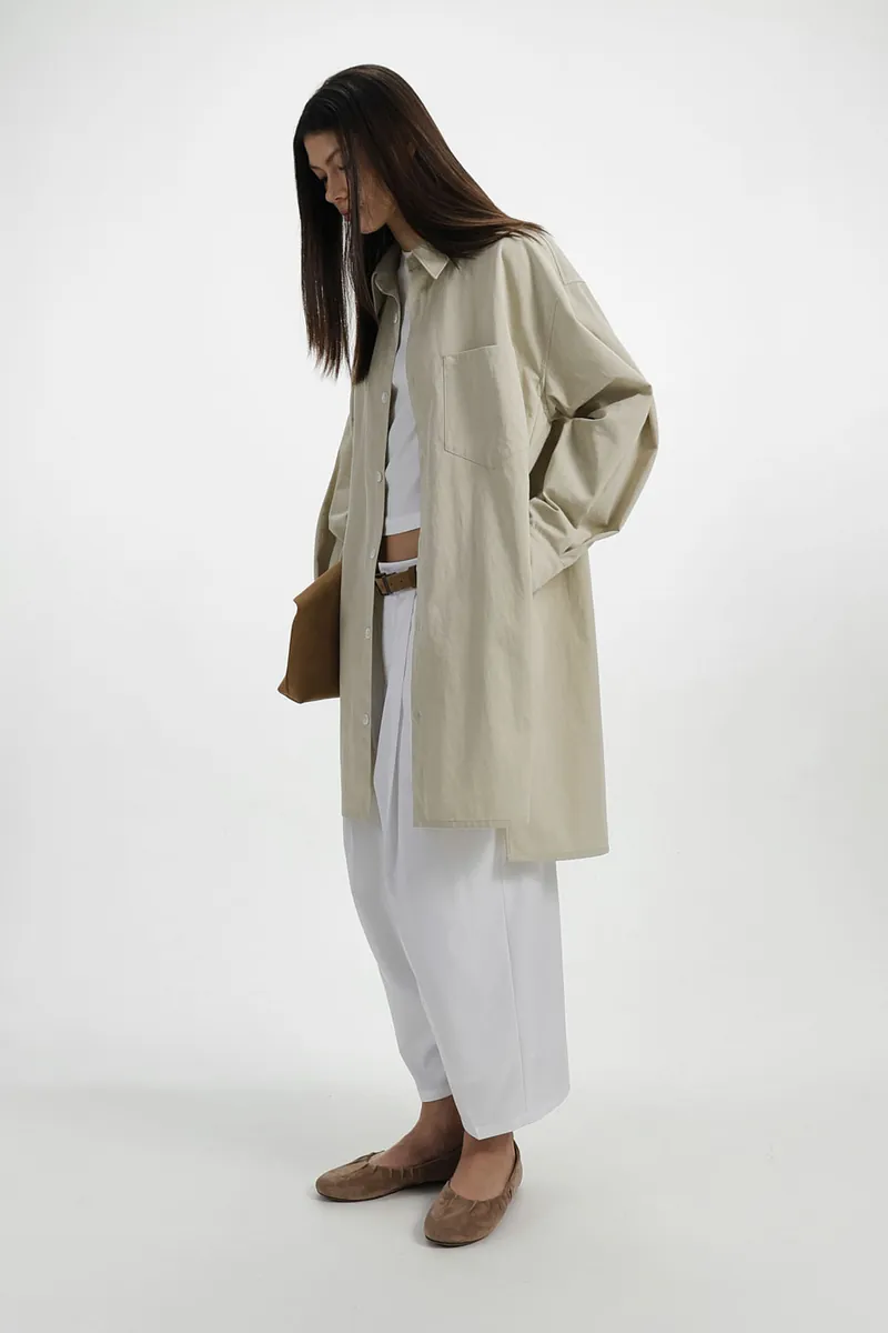 Studio Doe - Tuck Sleeve Shirt Jacket