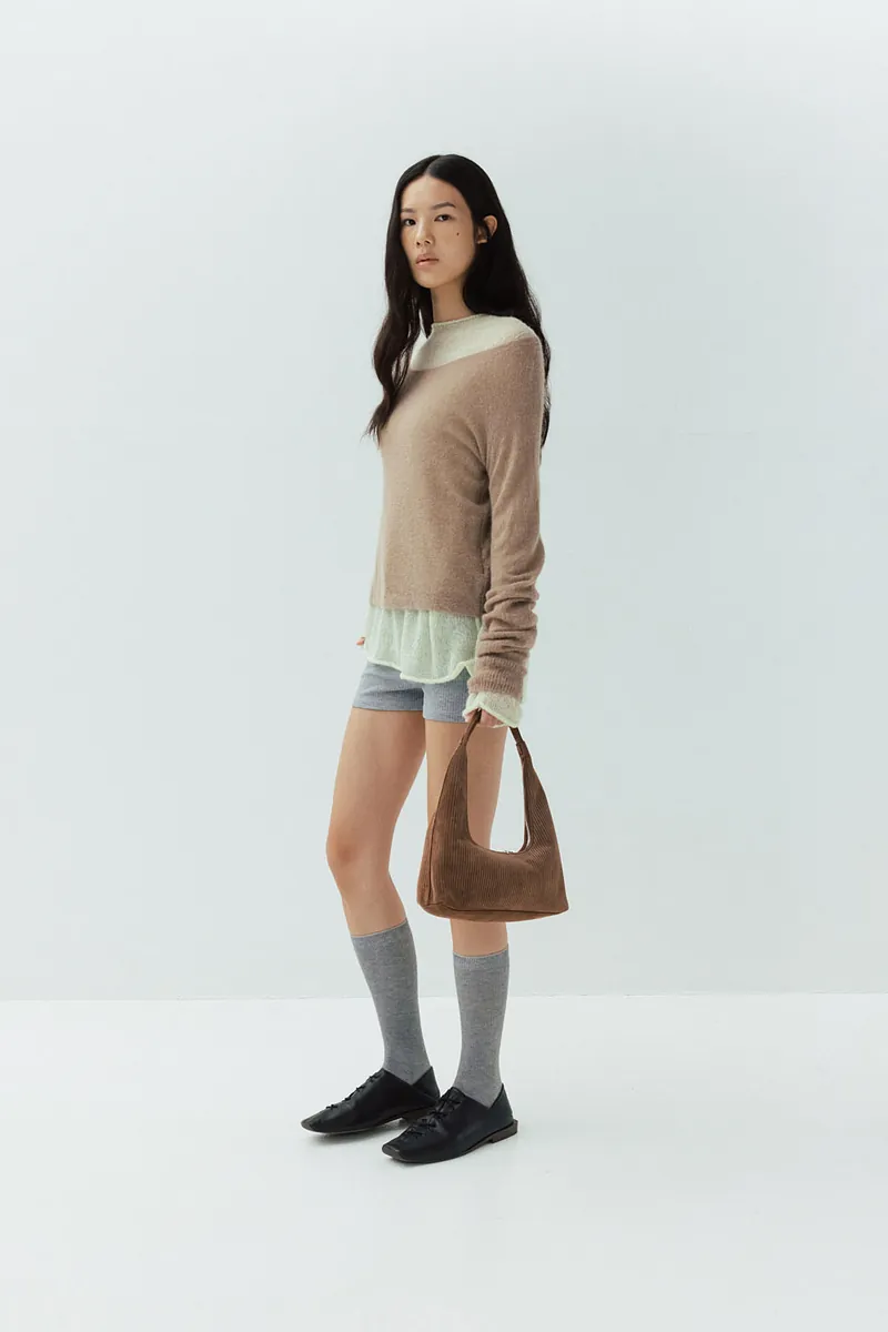 Studio Doe - Fine Wool Blend Wide Neck Sweater