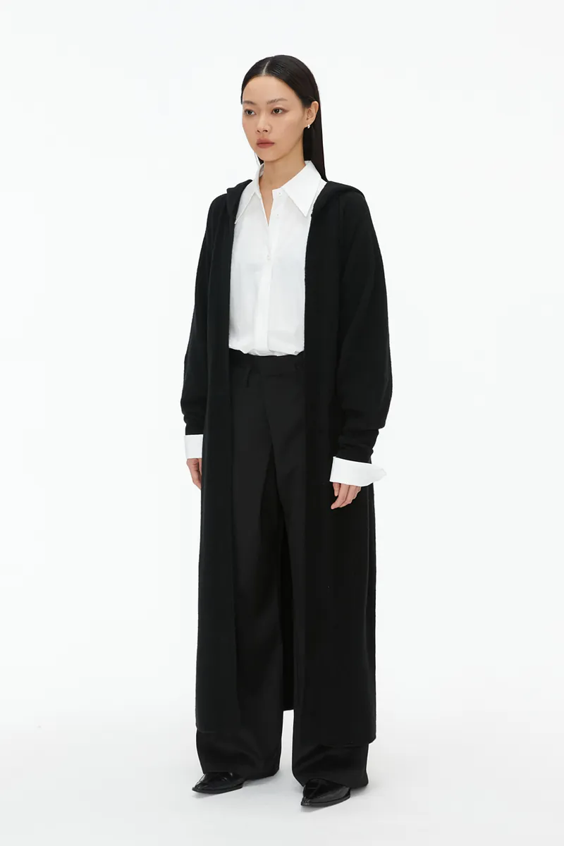 Studio Doe - Knit Puff Sleeve Long Coat