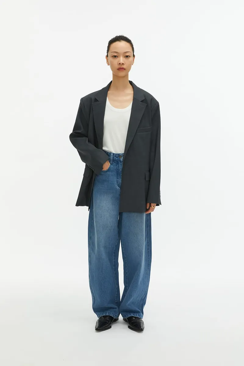 Studio Doe - Classic Gender Free Single-Breasted Oversized Blazer