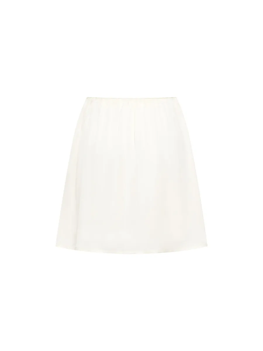 Studio Doe - Matte Satin Wave Mini Skirt