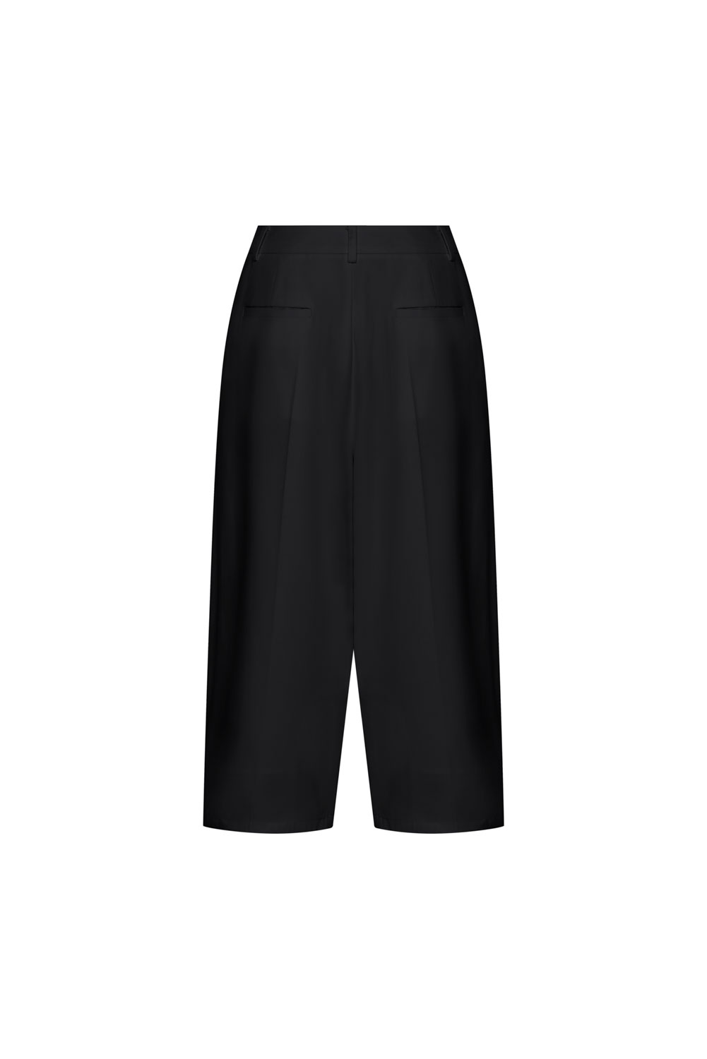 Tucked Cocoon Cropped Trousers