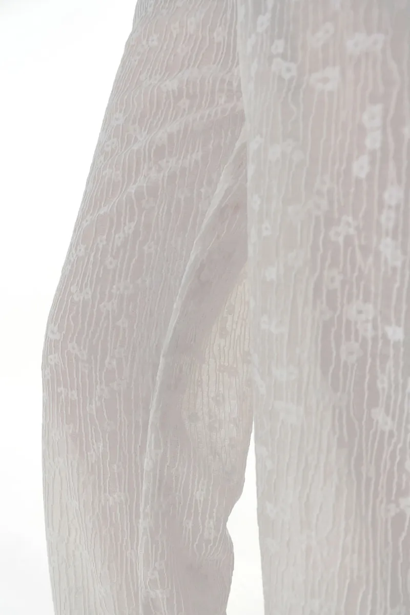 Studio Doe - Floral Pattern Sheer Easy Pants