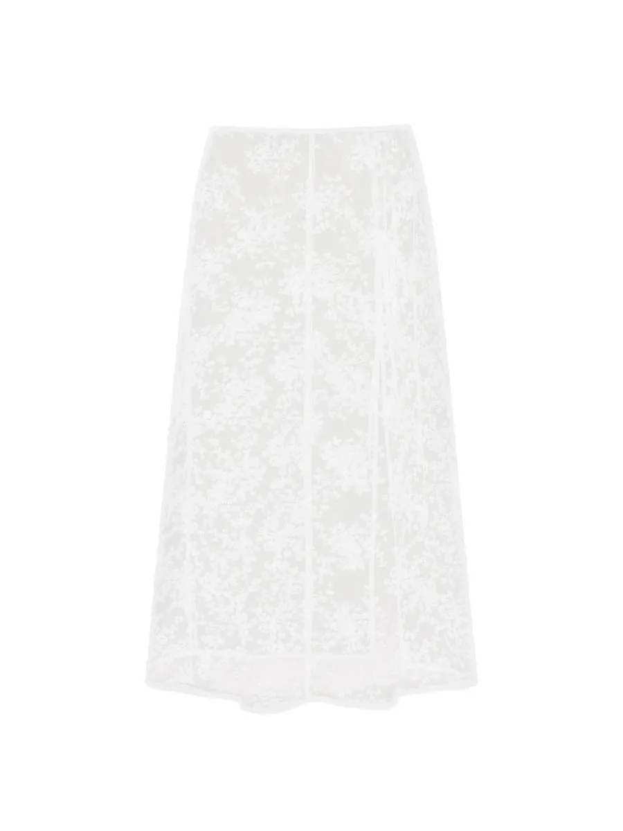 Studio Doe - Lace Embroidered Tie Skirt