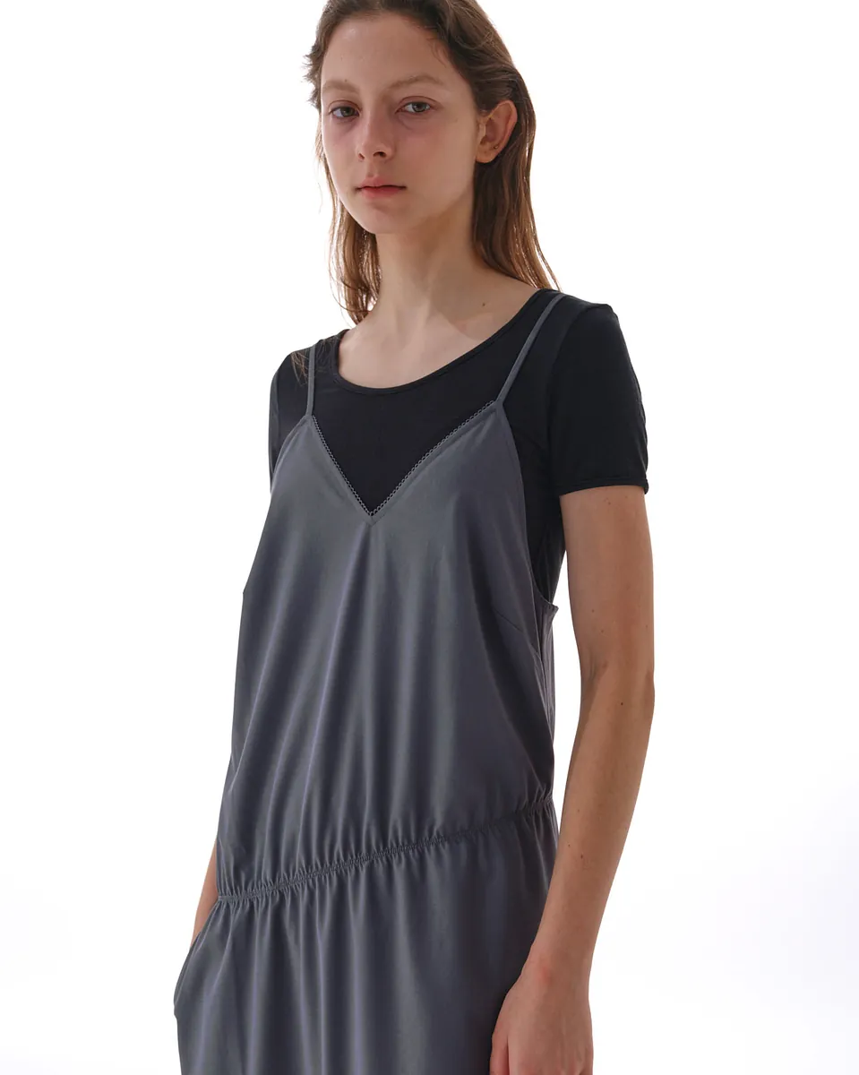 Studio Doe - Diagonal Shirred Strap Dress