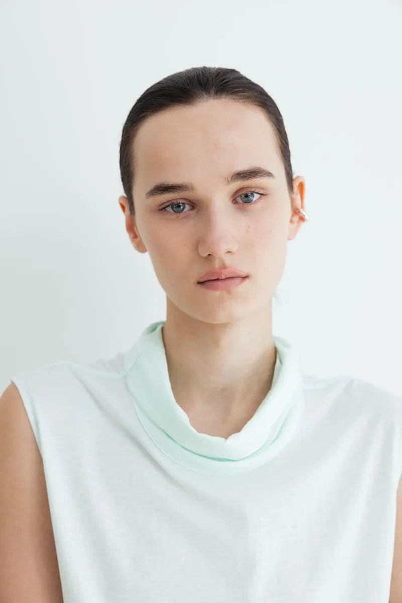 Studio Doe - Gathered Neck Textured Top