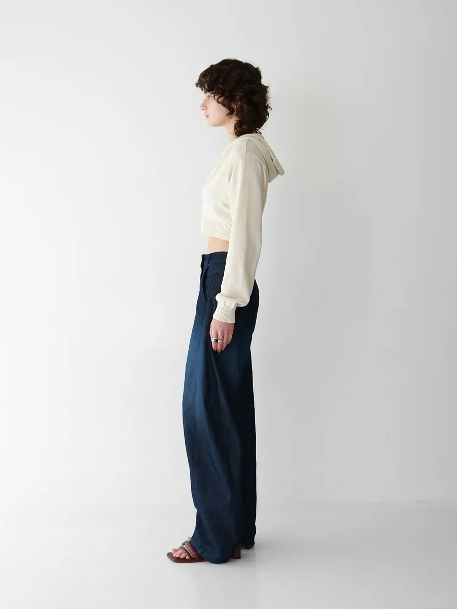 Studio Doe - Cool Gauze Hooded Short Cardigan