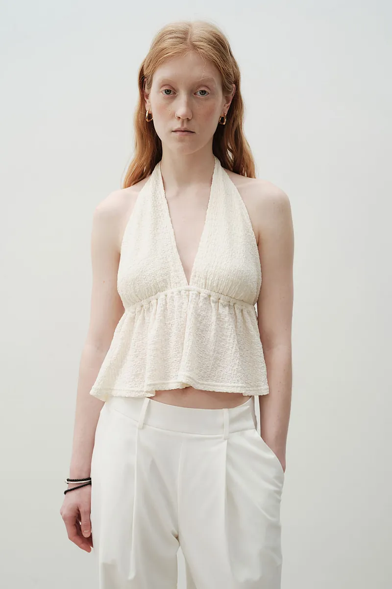 Studio Doe - Shirred Texture Backless Bratop