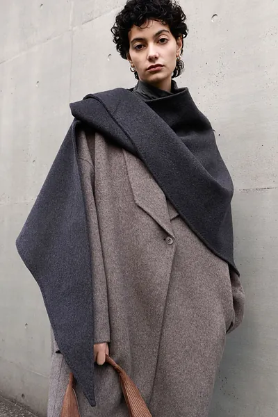 Studio Doe - Matte Wool Volume Sleeve Coat