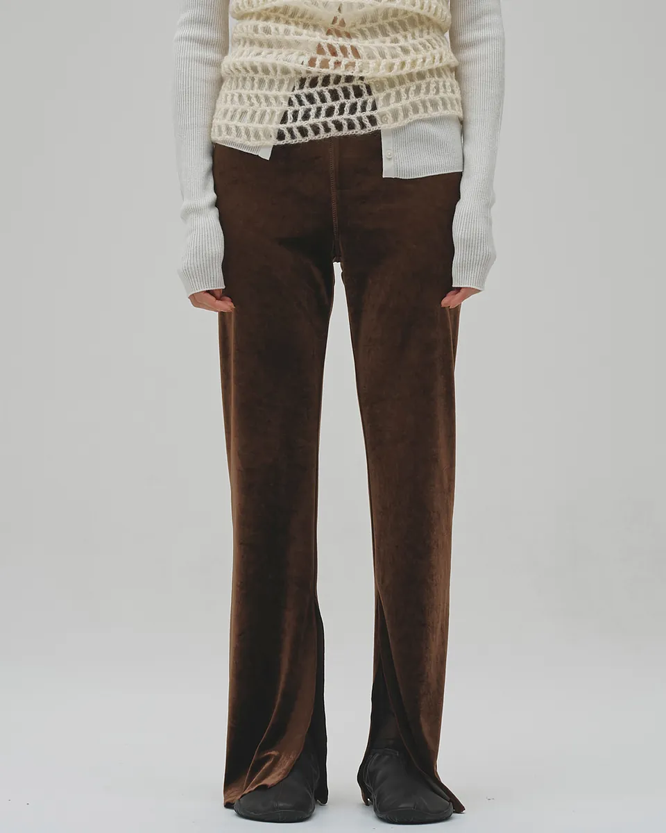 TODAYFUL - Velour Slit Leggings