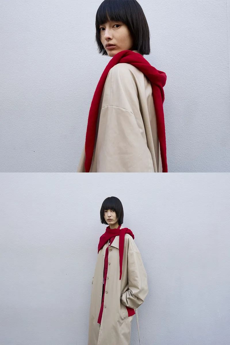Studio Doe - Sea Island Cotton Soft Knit Hooded Scarf