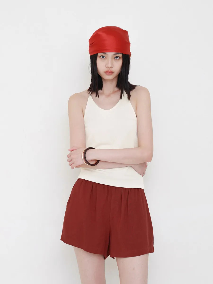 Studio Doe - Piped Layering Halter Tank Top