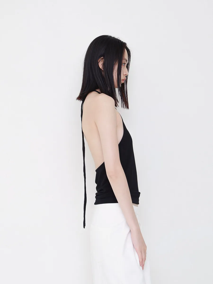 Studio Doe - Piped Layering Halter Tank Top