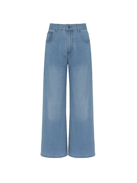 Studio Doe - Knit Flare Denim Pants