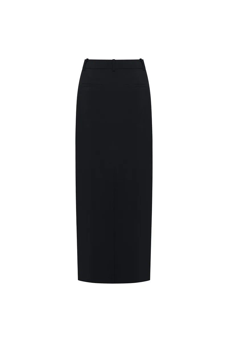 Studio Doe - Satin Cool-Feel Straight Skirt