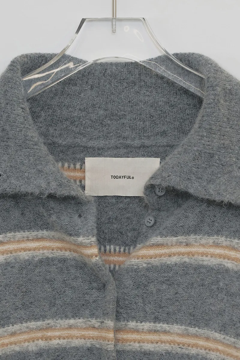 [PRE-ORDER] TODAYFUL - Multicolor Border Knit
