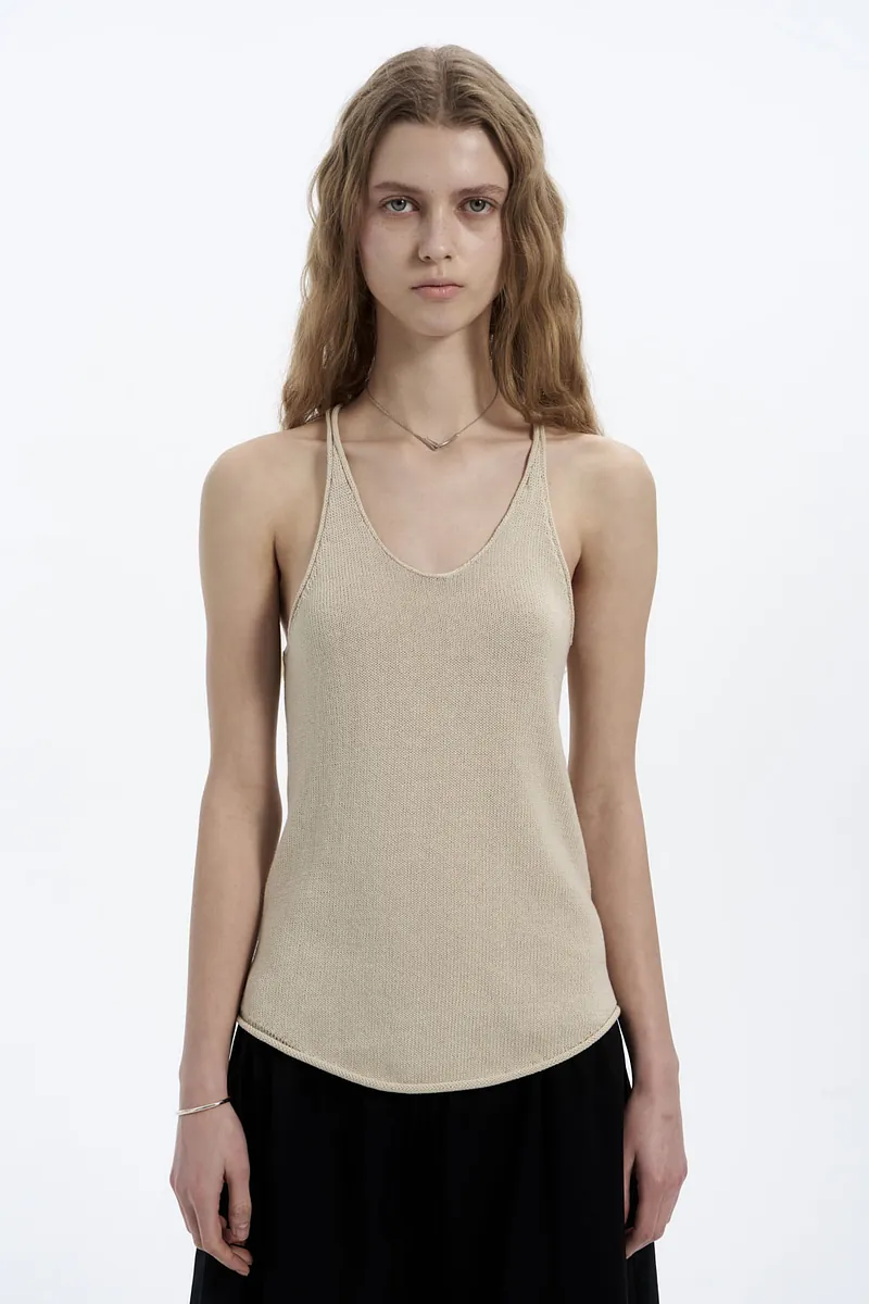 Studio Doe - Rolled Edge Knitted Tank Top