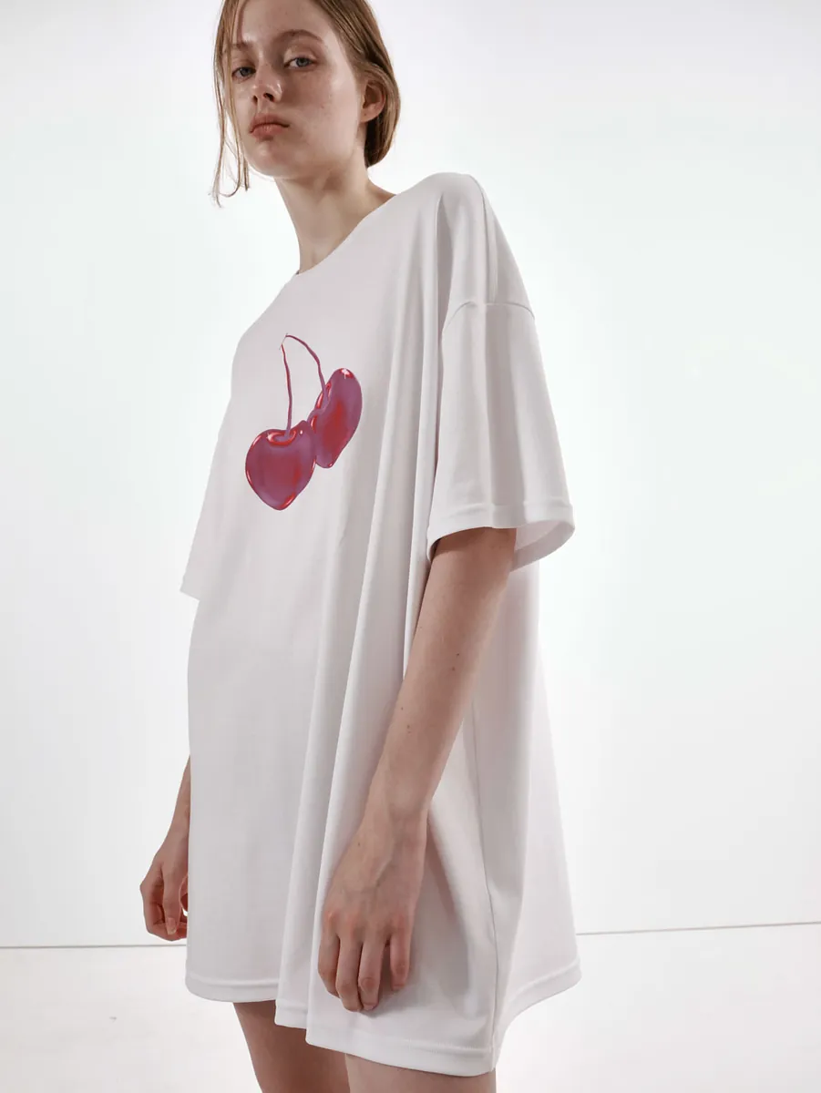 Studio Doe - Oversized Cherry Print T-Shirt