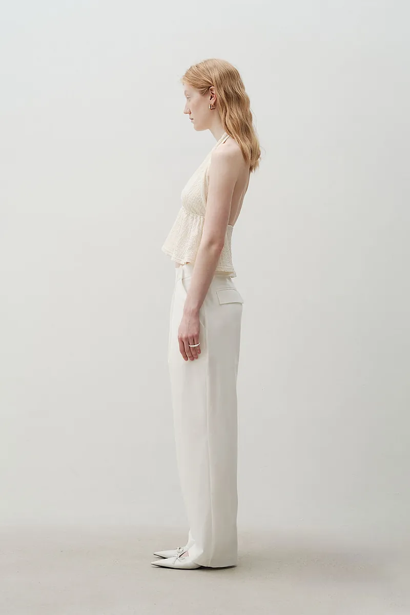 Studio Doe - Shirred Texture Backless Bratop