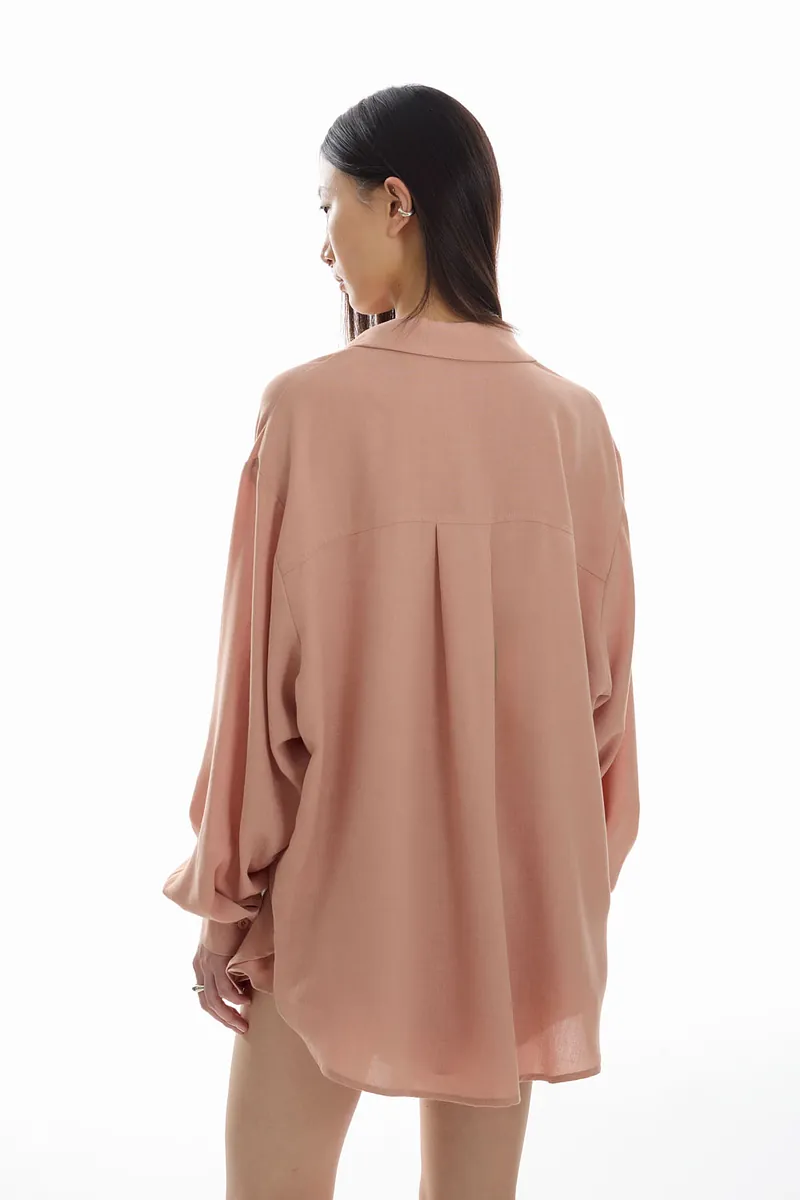 Doe：Molly V-neck Oversized Shirt