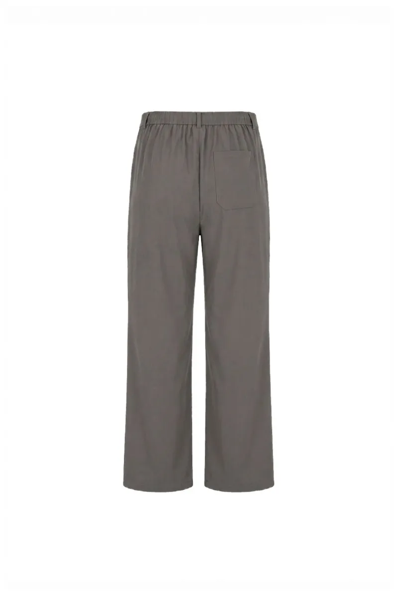 Studio Doe - LazyChic Straight Pants with Belt