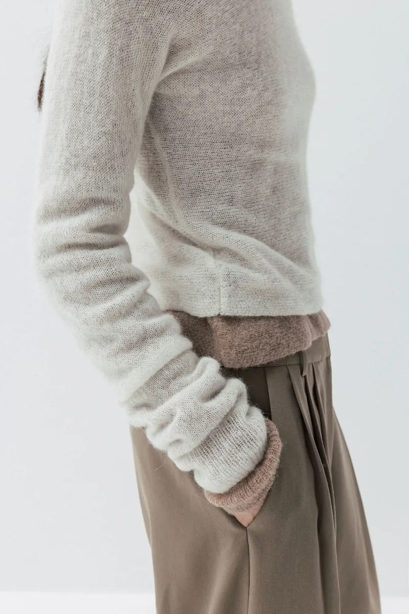 Studio Doe - Fine Wool Blend Wide Neck Sweater