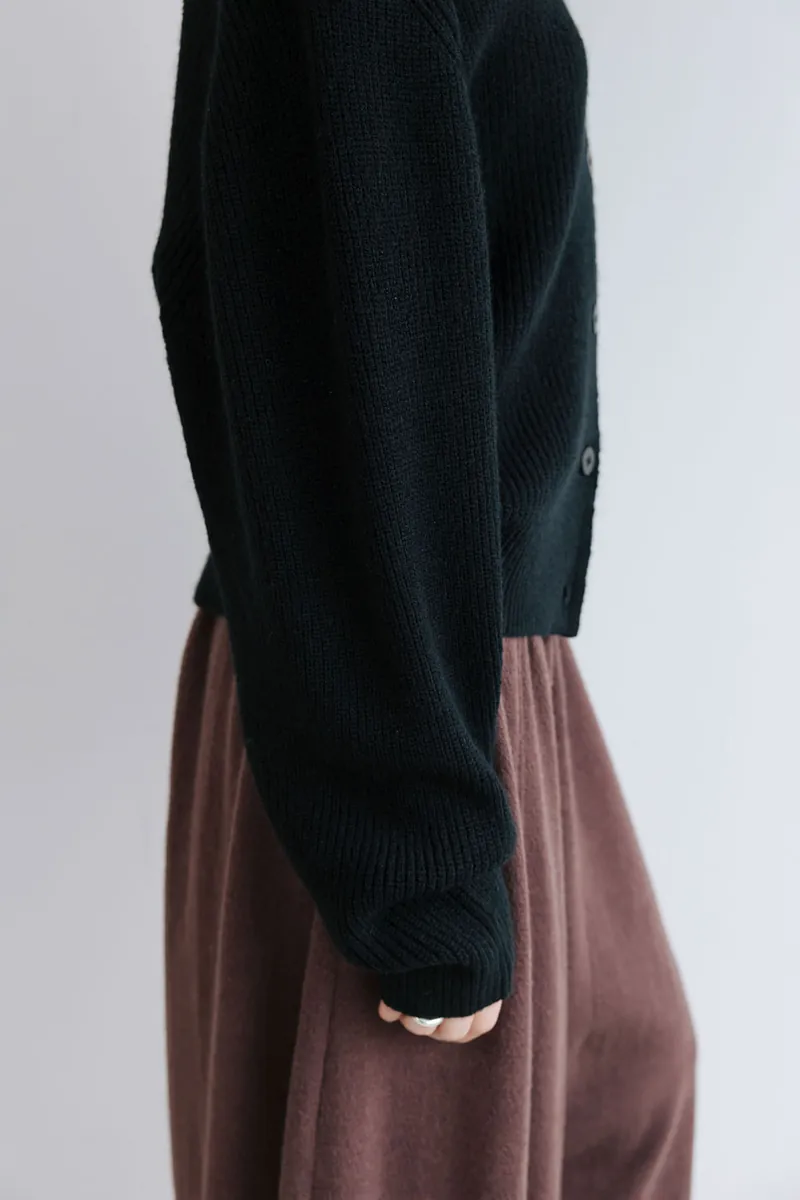 Studio Doe - Stand Collar Cardigan