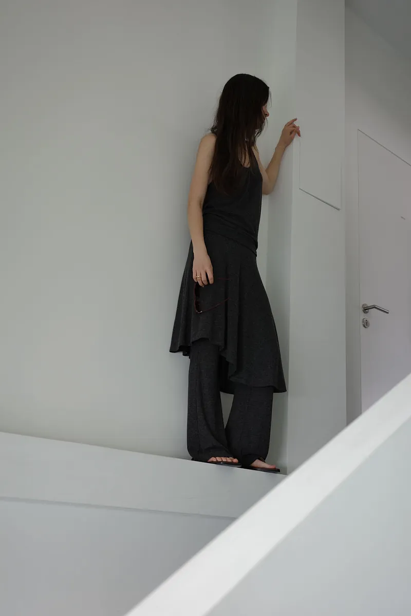 Studio Doe - Ultra Stretch Asymmetric Wave Skirt