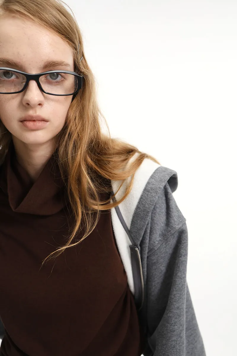 Studio Doe - Fleece Cropped Zip Hoodie