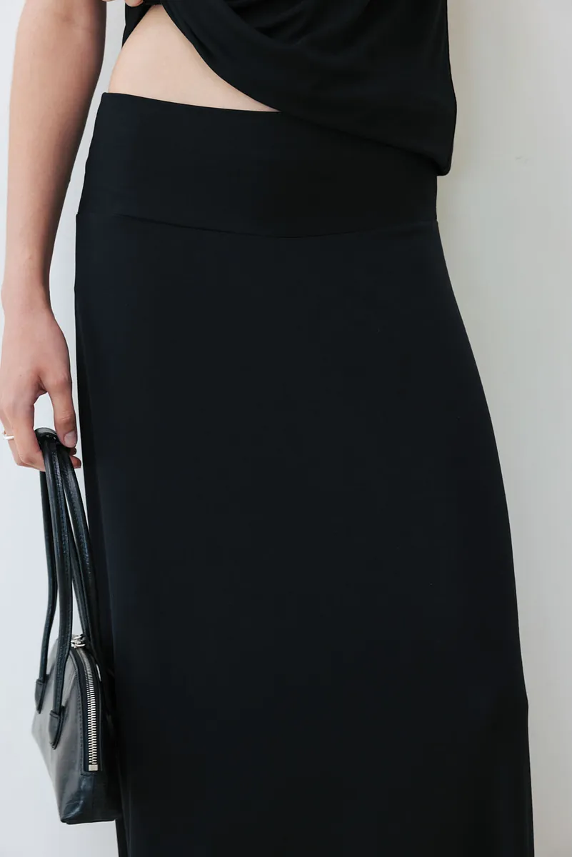 Studio Doe - Wide Waistband Relaxed Flared Skirt