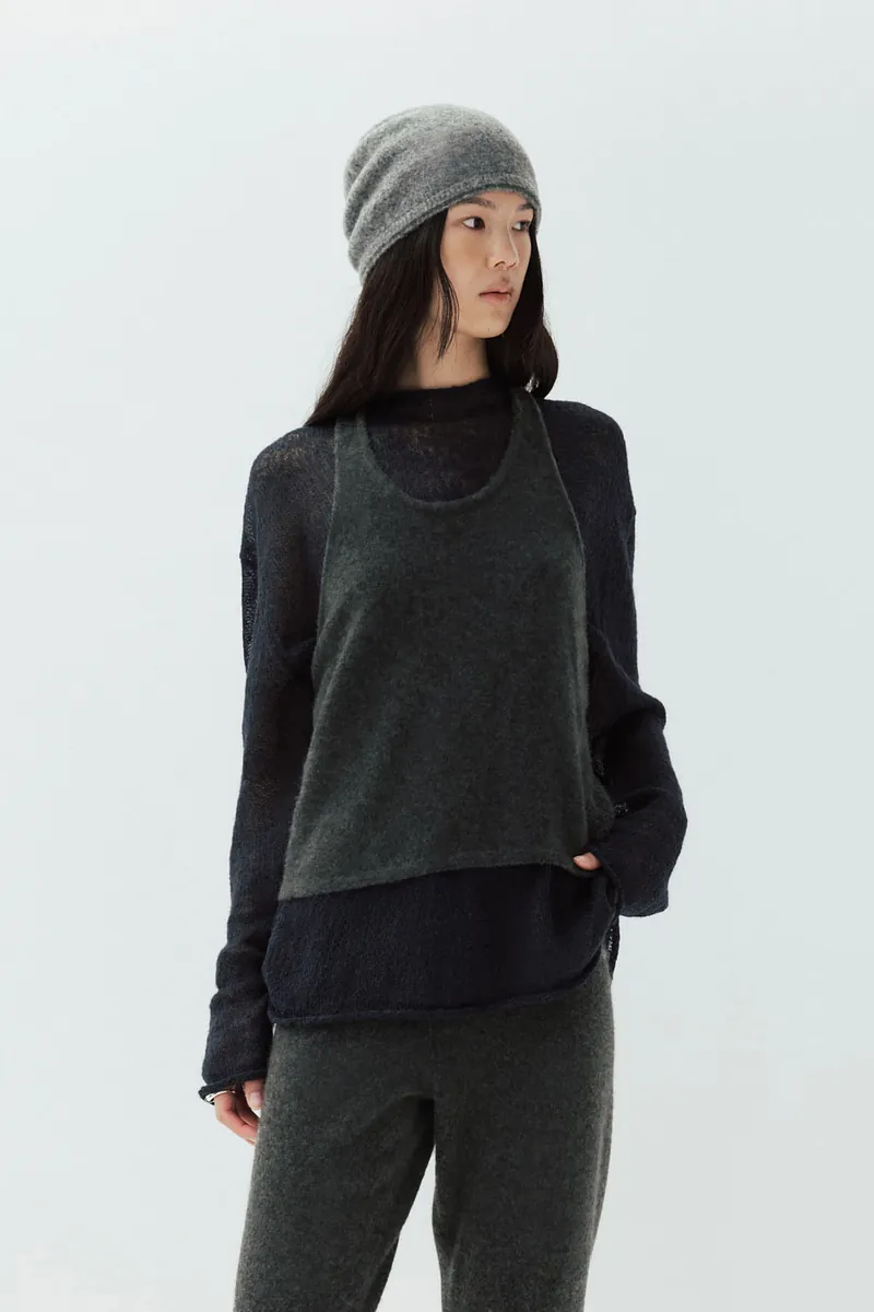 Studio Doe - Cashmere Double-Layer Slouchy Beanie