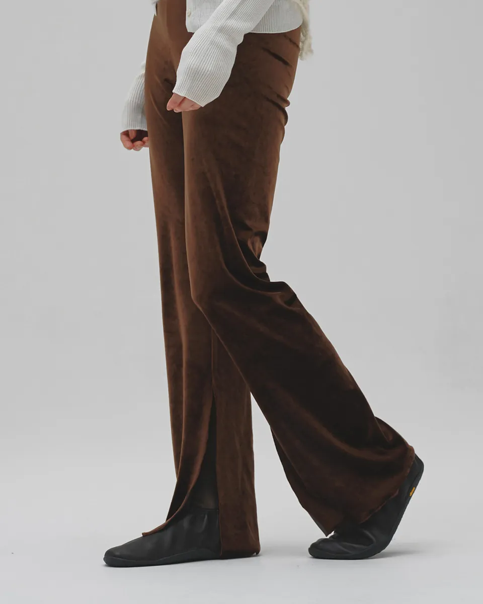 TODAYFUL - Velour Slit Leggings
