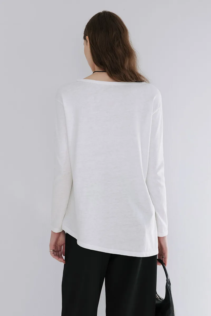 Studio Doe - Asymmetrical Textured Pullover