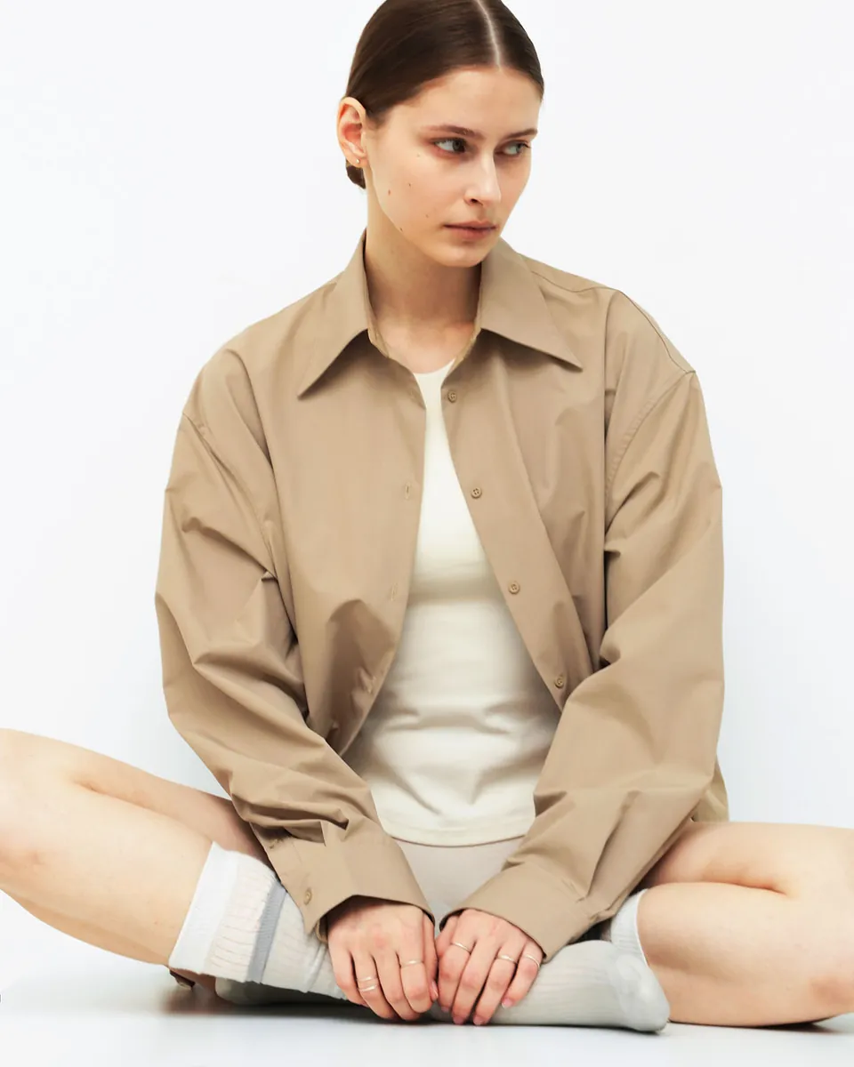 Studio Doe - Classic Drop Shoulder Wrinkle-Resistant Shirt