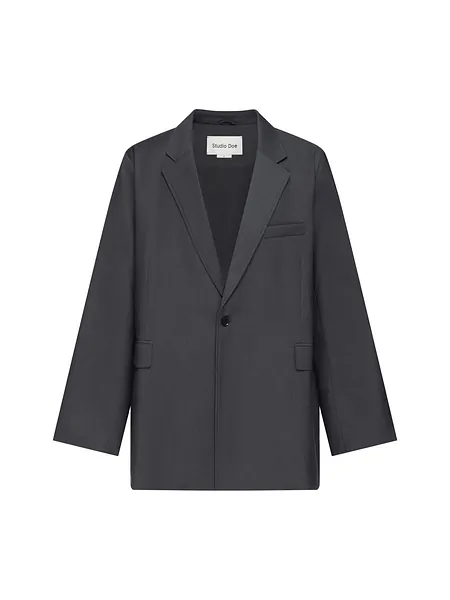 Studio Doe - Classic Gender Free Single-Breasted Oversized Blazer