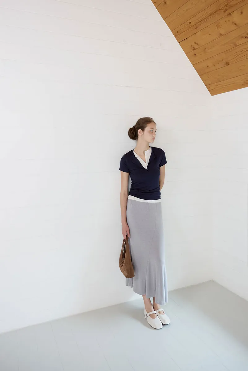 Studio Doe - Asymmetrical Knit Skirt