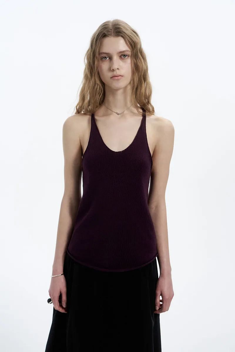Studio Doe - Rolled Edge Knitted Tank Top