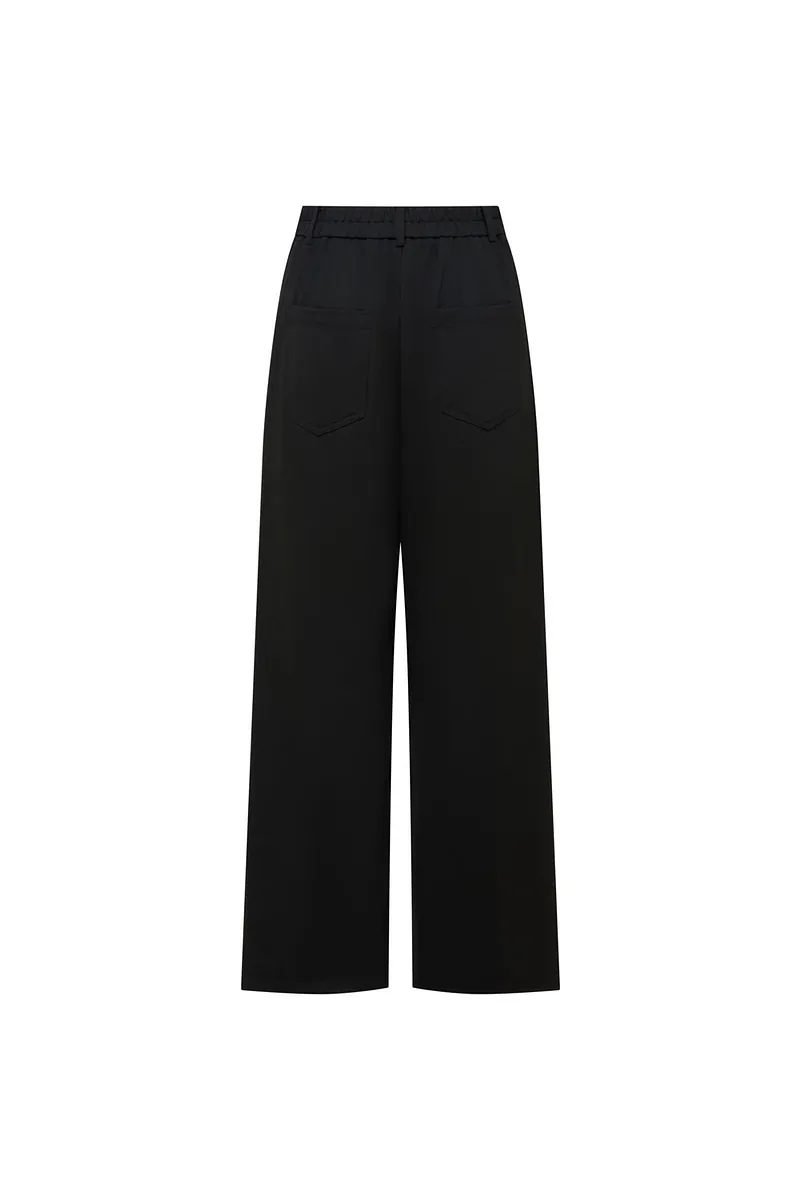 Studio Doe - Gender Free Wool-like Tuck Trousers