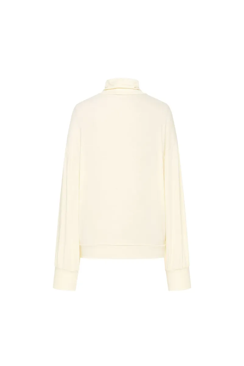 Studio Doe - Puff-sleeve Turtleneck Pullover