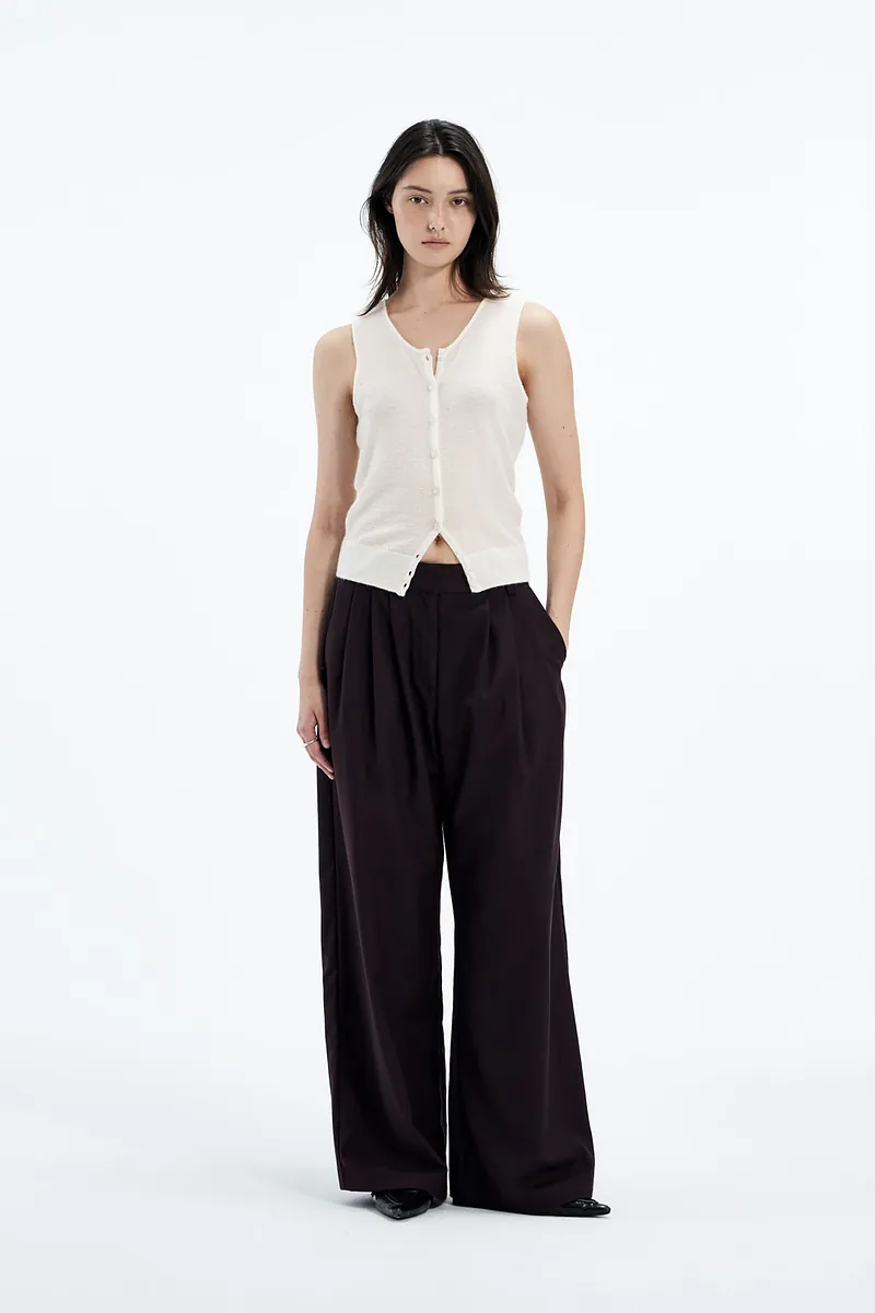 Studio Doe - Mohair Sleeveless Cardigan