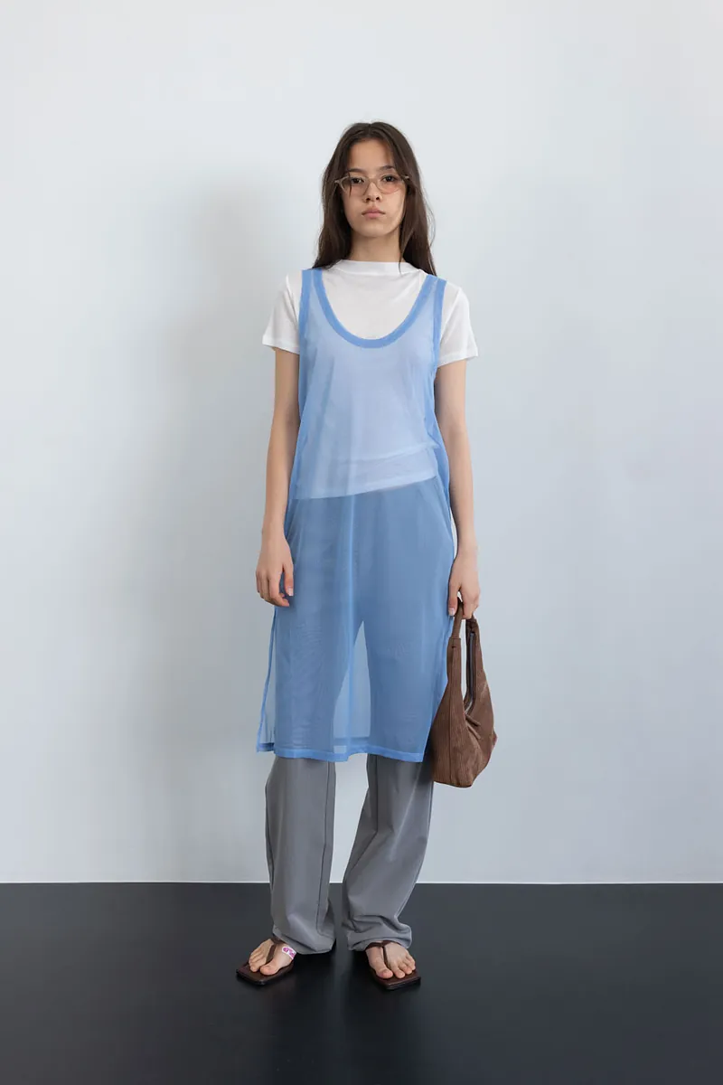 Studio Doe - Sheer Side Slit Long Tank Top