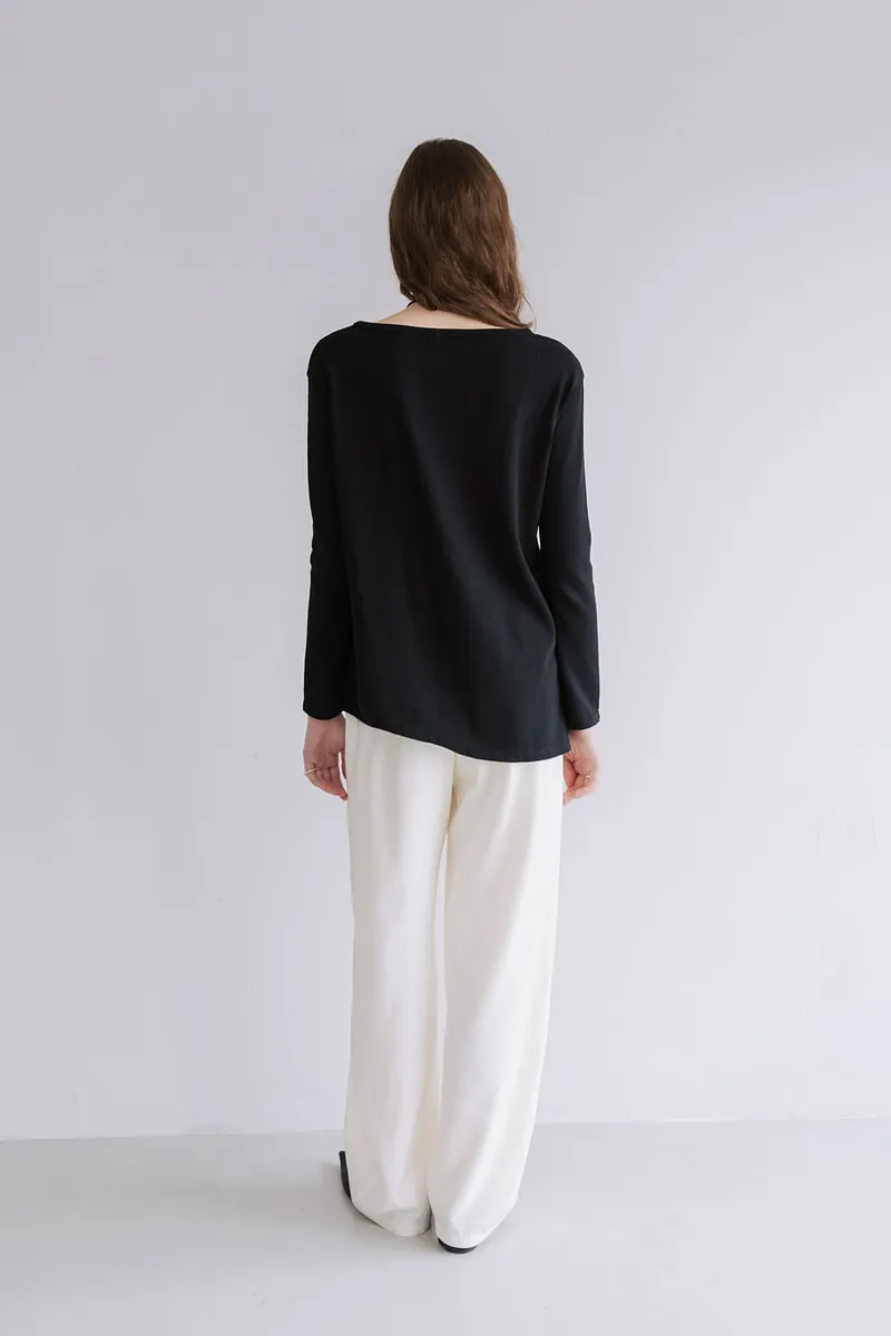 Studio Doe - Asymmetrical Textured Pullover