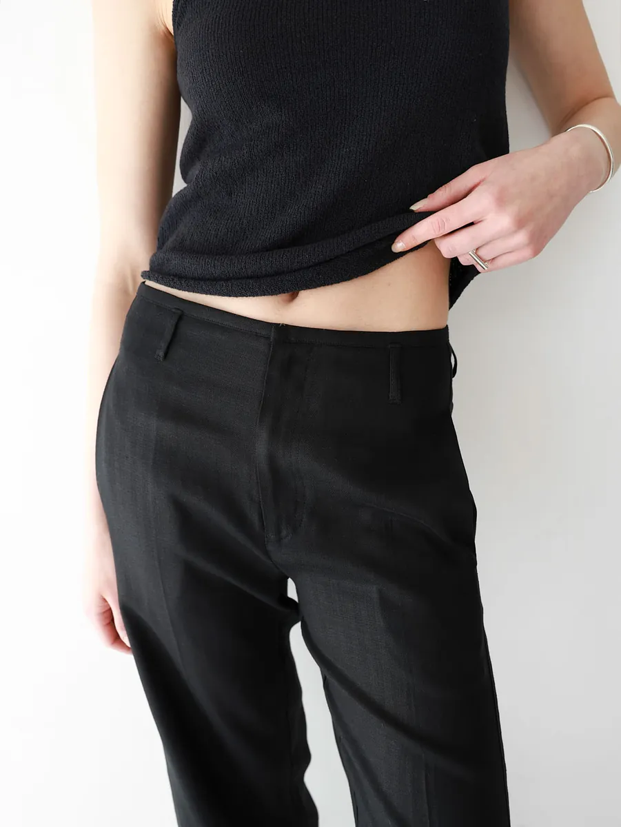 Studio Doe - Tencel Linen Low-Rise Wide Pants