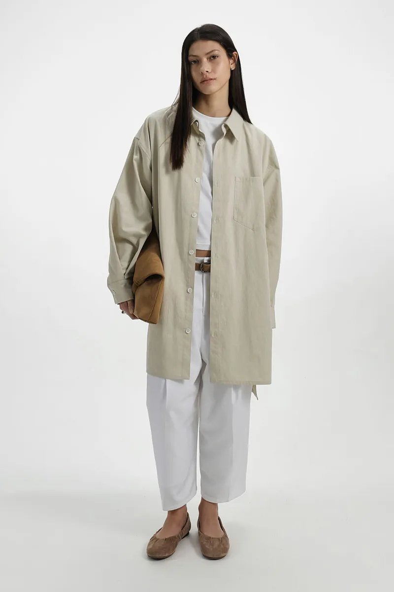 Studio Doe - Tuck Sleeve Shirt Jacket