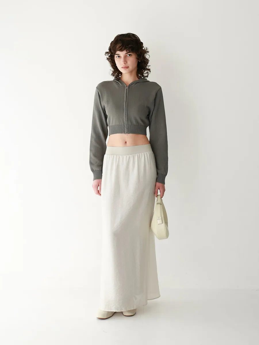 Studio Doe - Cool Gauze Hooded Short Cardigan